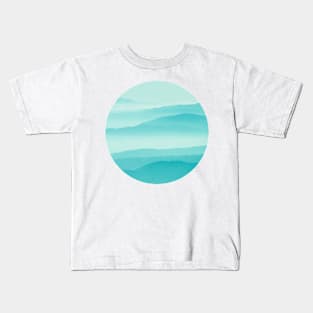 Beautiful blue view Kids T-Shirt